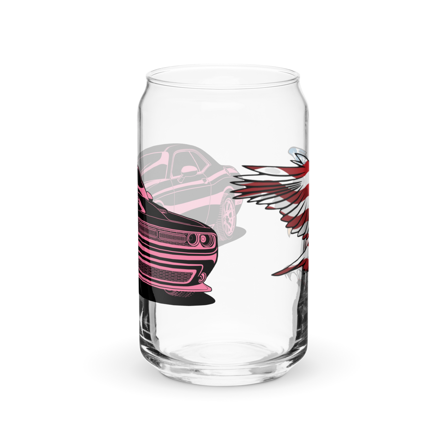 Dodge Hellcat SRT 2015 Jar Shaped Glass