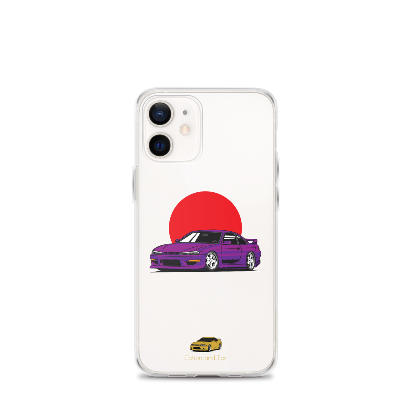Nissan S15 Cover Purple with Japanese Flag iPhone® 7 - 14 PRO