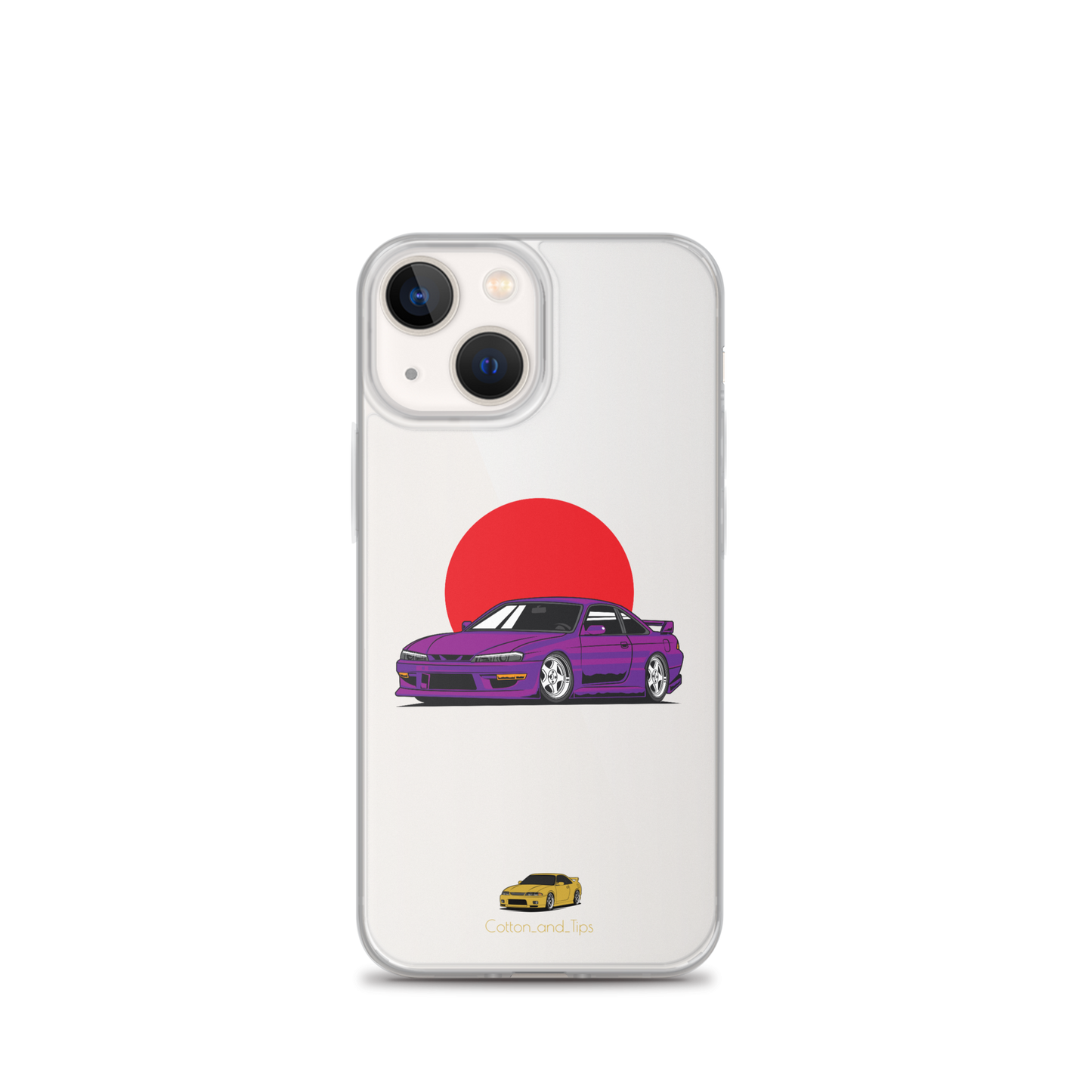 Nissan S15 Cover Purple with Japanese Flag iPhone® 7 - 14 PRO
