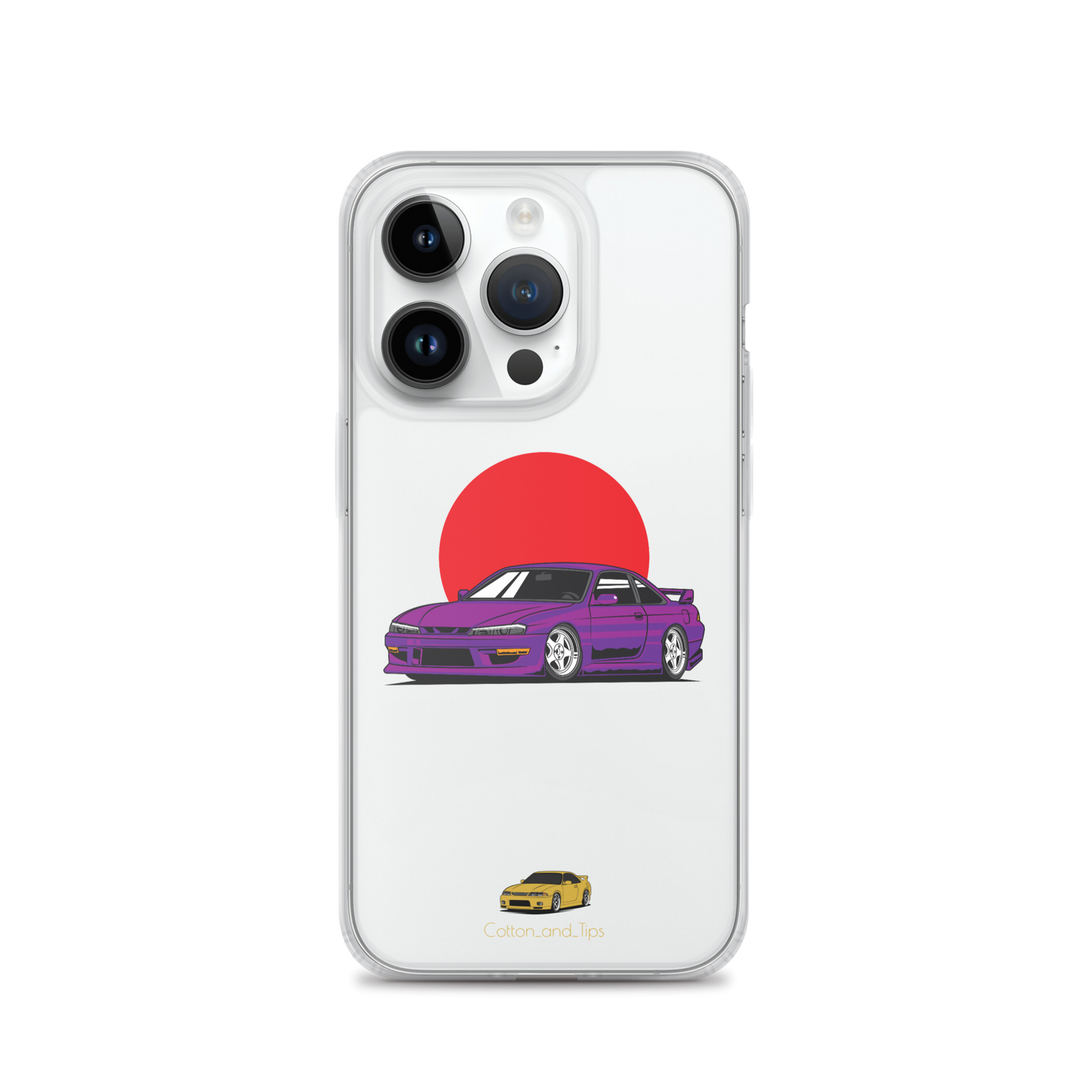 Nissan S15 Cover Purple with Japanese Flag iPhone® 7 - 14 PRO