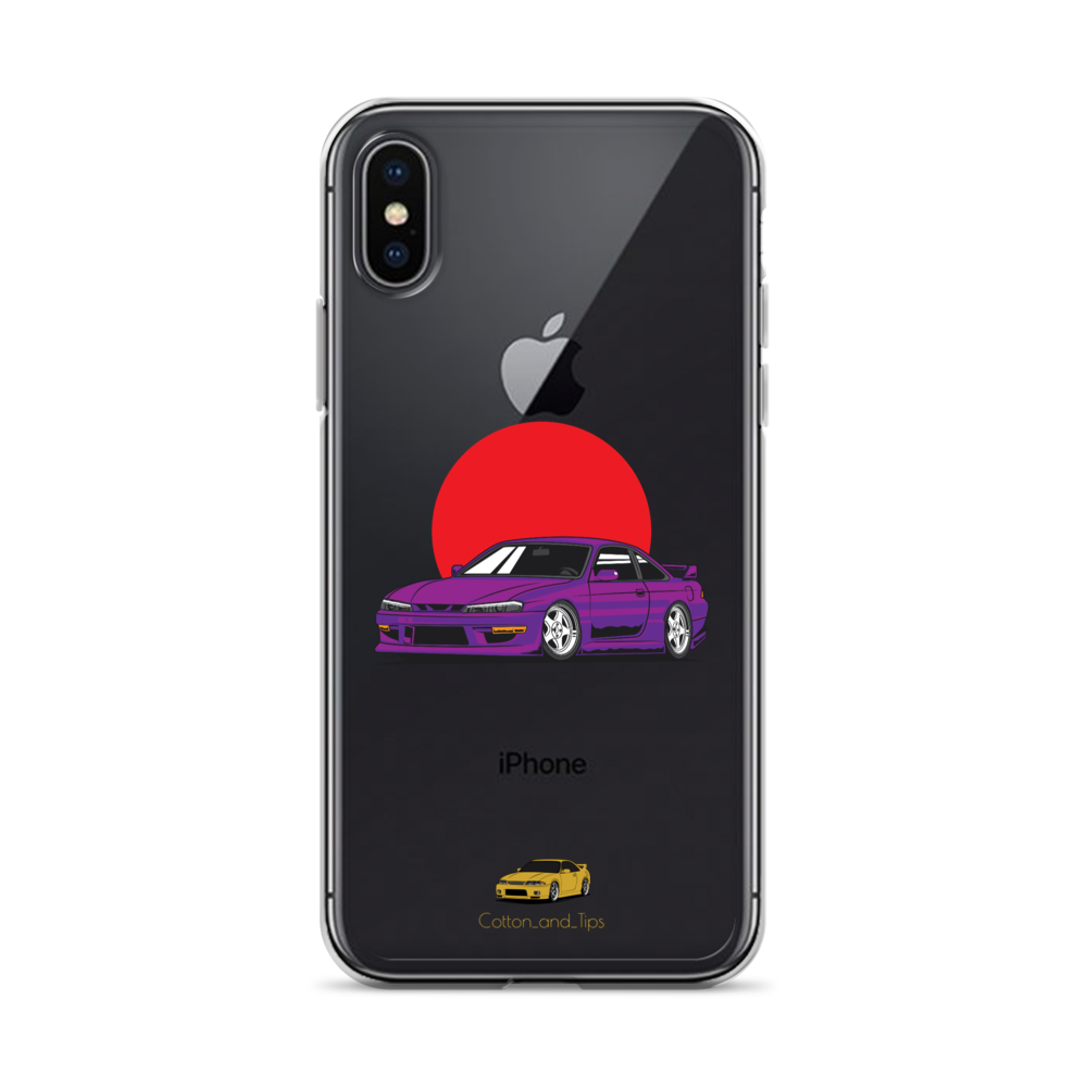 Nissan S15 Cover Purple with Japanese Flag iPhone® 7 - 14 PRO
