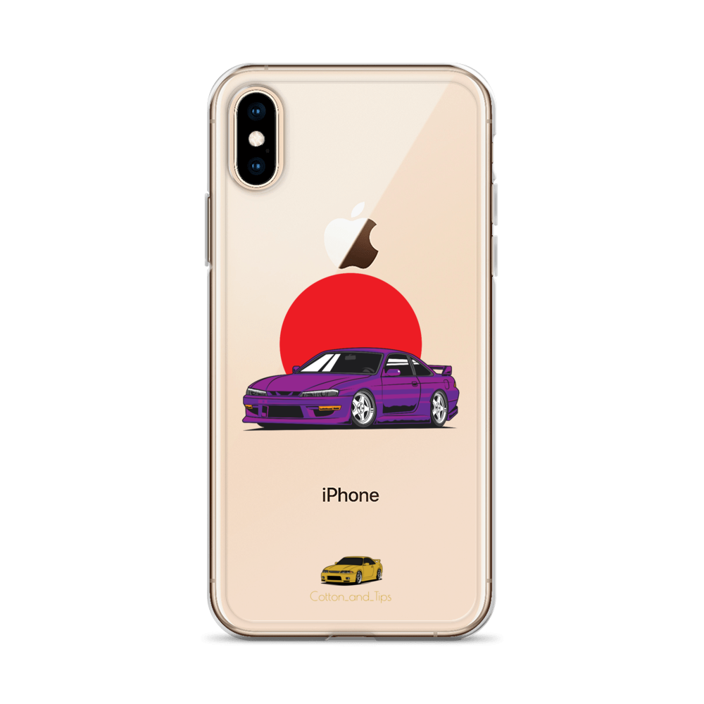 Nissan S15 Cover Purple with Japanese Flag iPhone® 7 - 14 PRO
