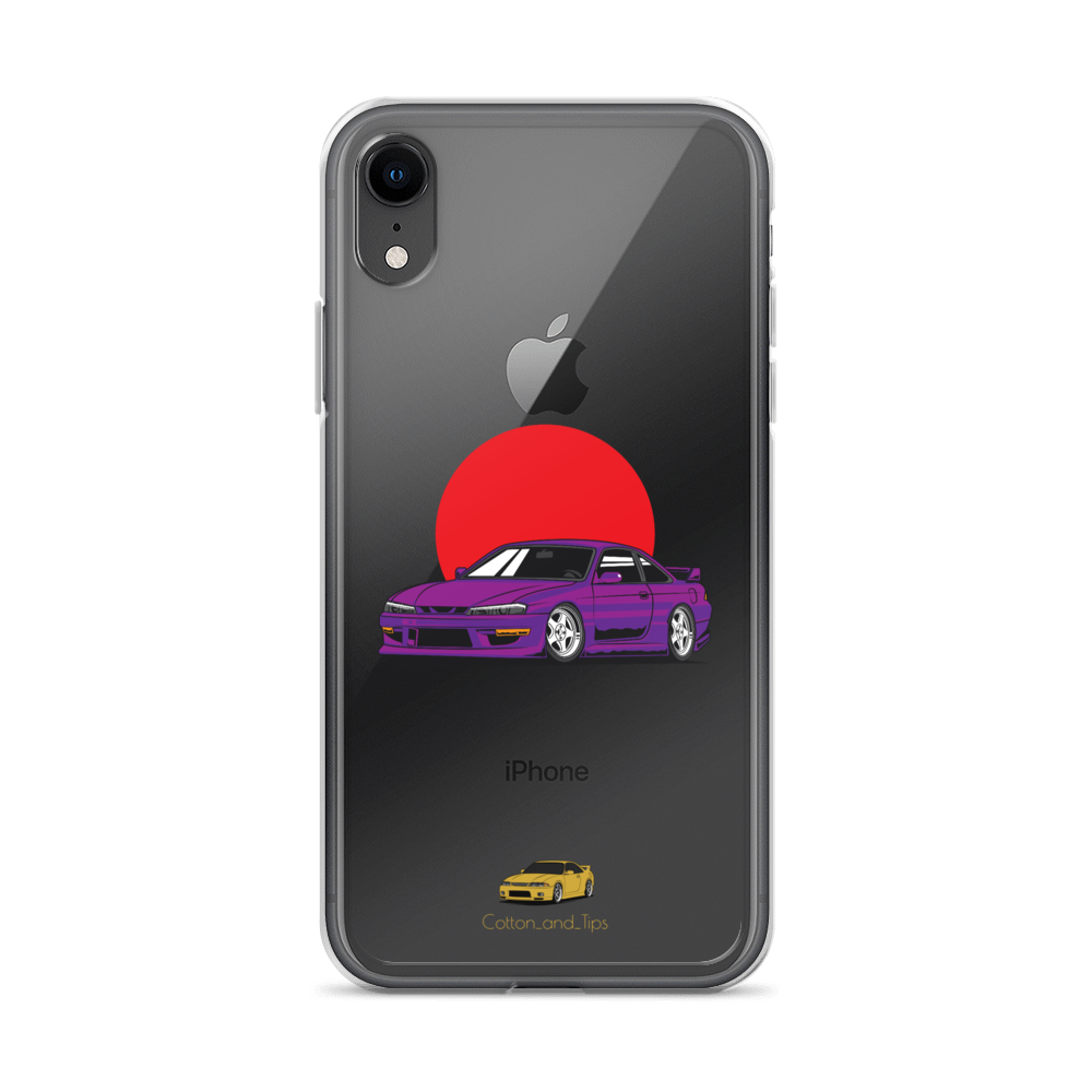 Nissan S15 Cover Purple with Japanese Flag iPhone® 7 - 14 PRO