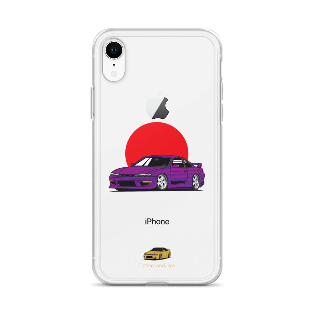 Nissan S15 Cover Purple with Japanese Flag iPhone® 7 - 14 PRO