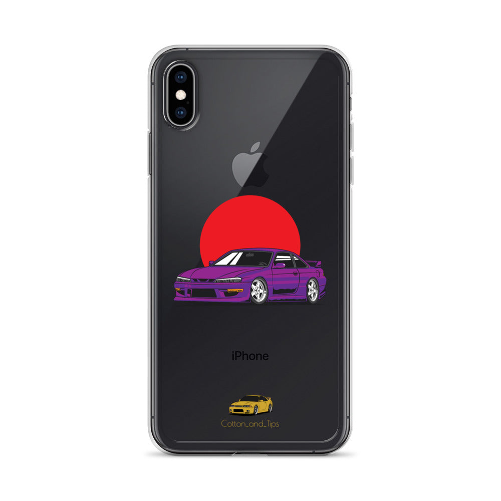 Nissan S15 Cover Purple with Japanese Flag iPhone® 7 - 14 PRO