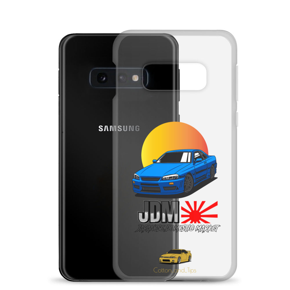 Cover Nissan Skyline R34 Sunset Blue (JDM) Samsung® S10 - S22 Ultra