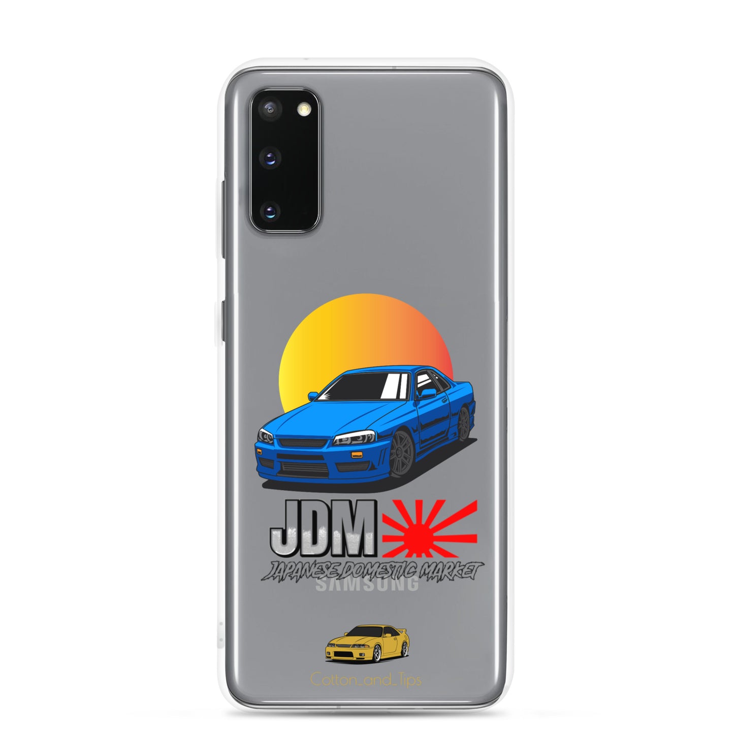 Cover Nissan Skyline R34 Sunset Blue (JDM) Samsung® S10 - S22 Ultra