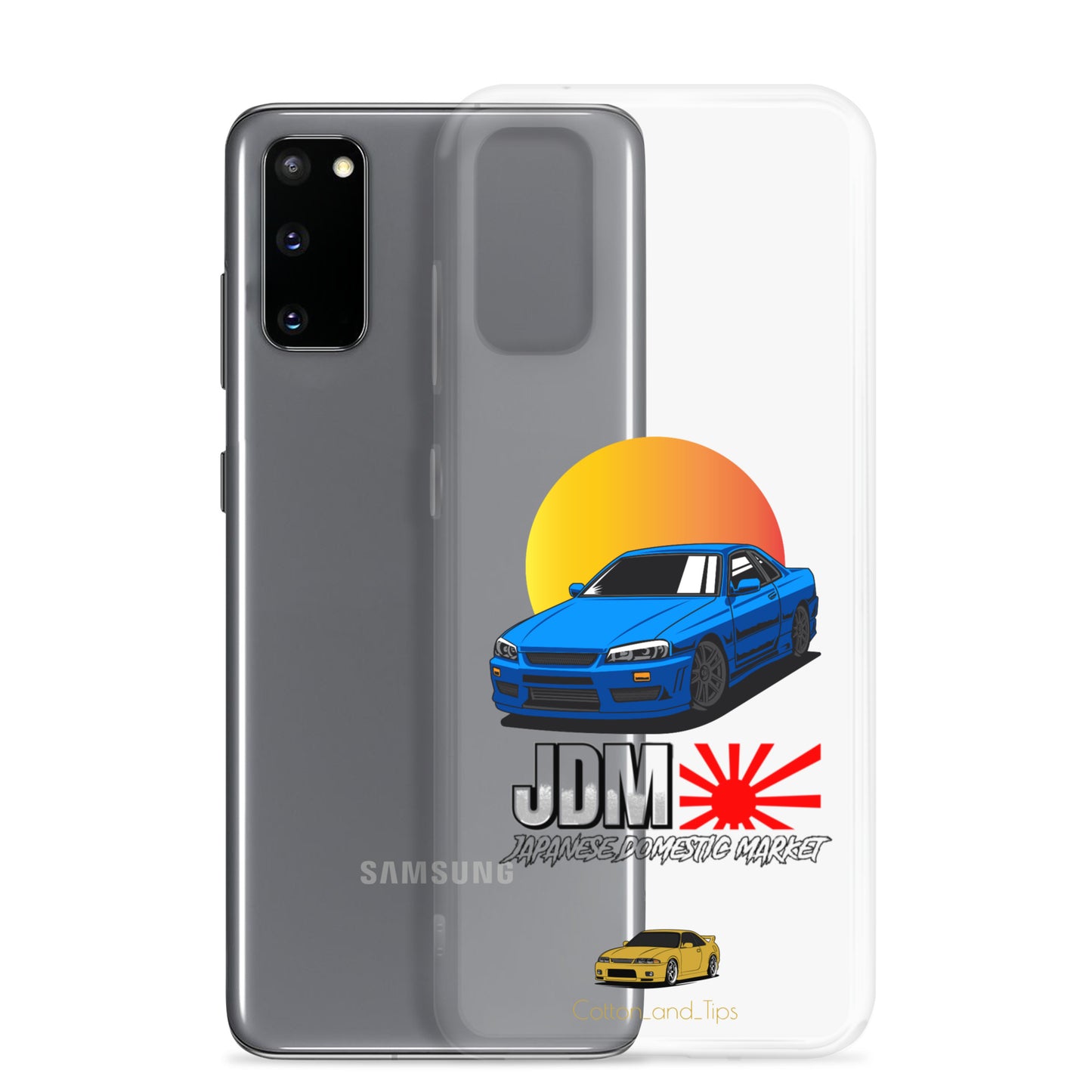 Cover Nissan Skyline R34 Sunset Blue (JDM) Samsung® S10 - S22 Ultra