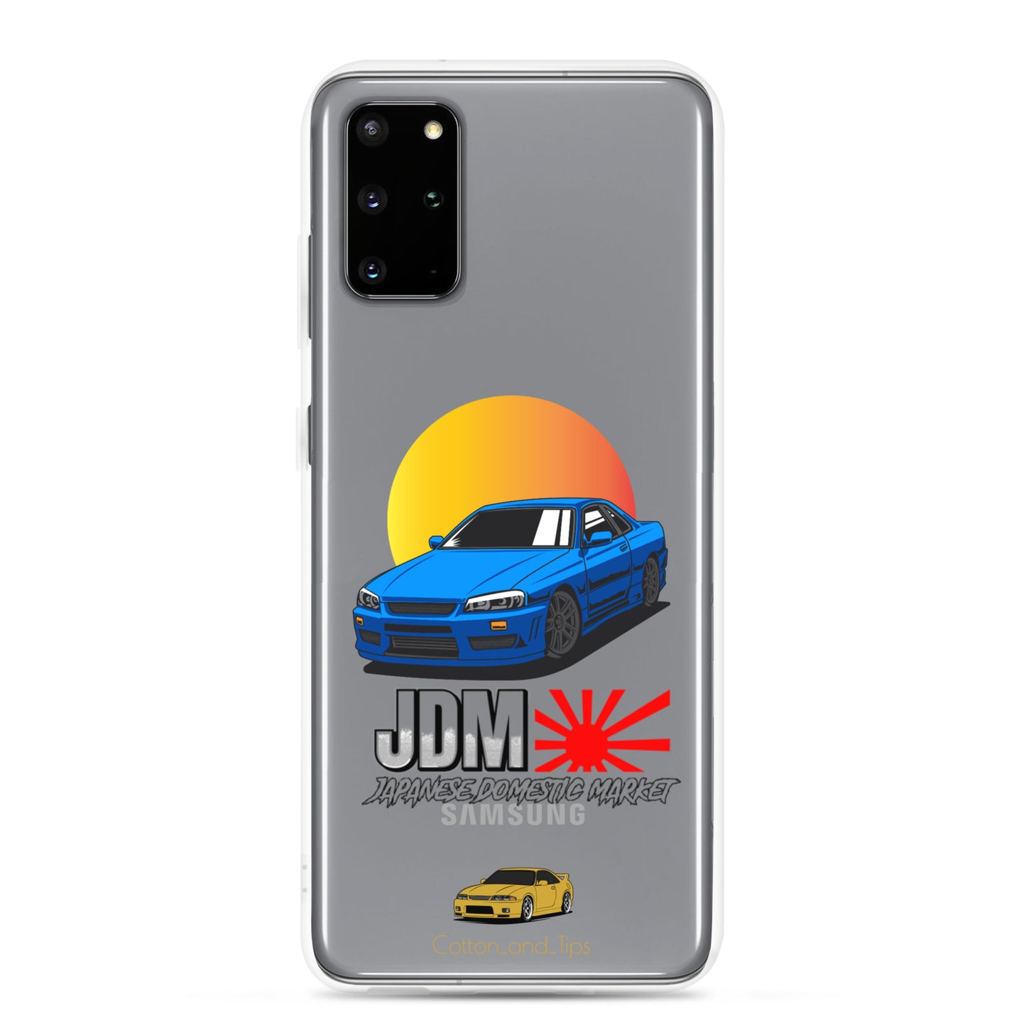 Cover Nissan Skyline R34 Sunset Blue (JDM) Samsung® S10 - S22 Ultra