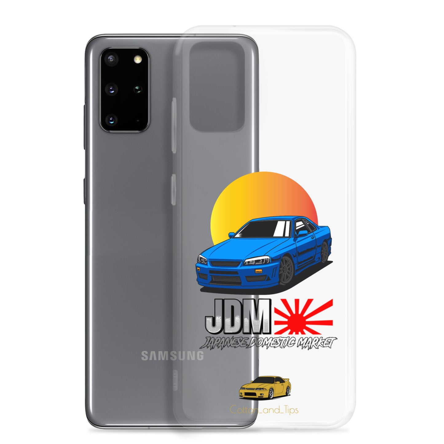 Cover Nissan Skyline R34 Sunset Blue (JDM) Samsung® S10 - S22 Ultra