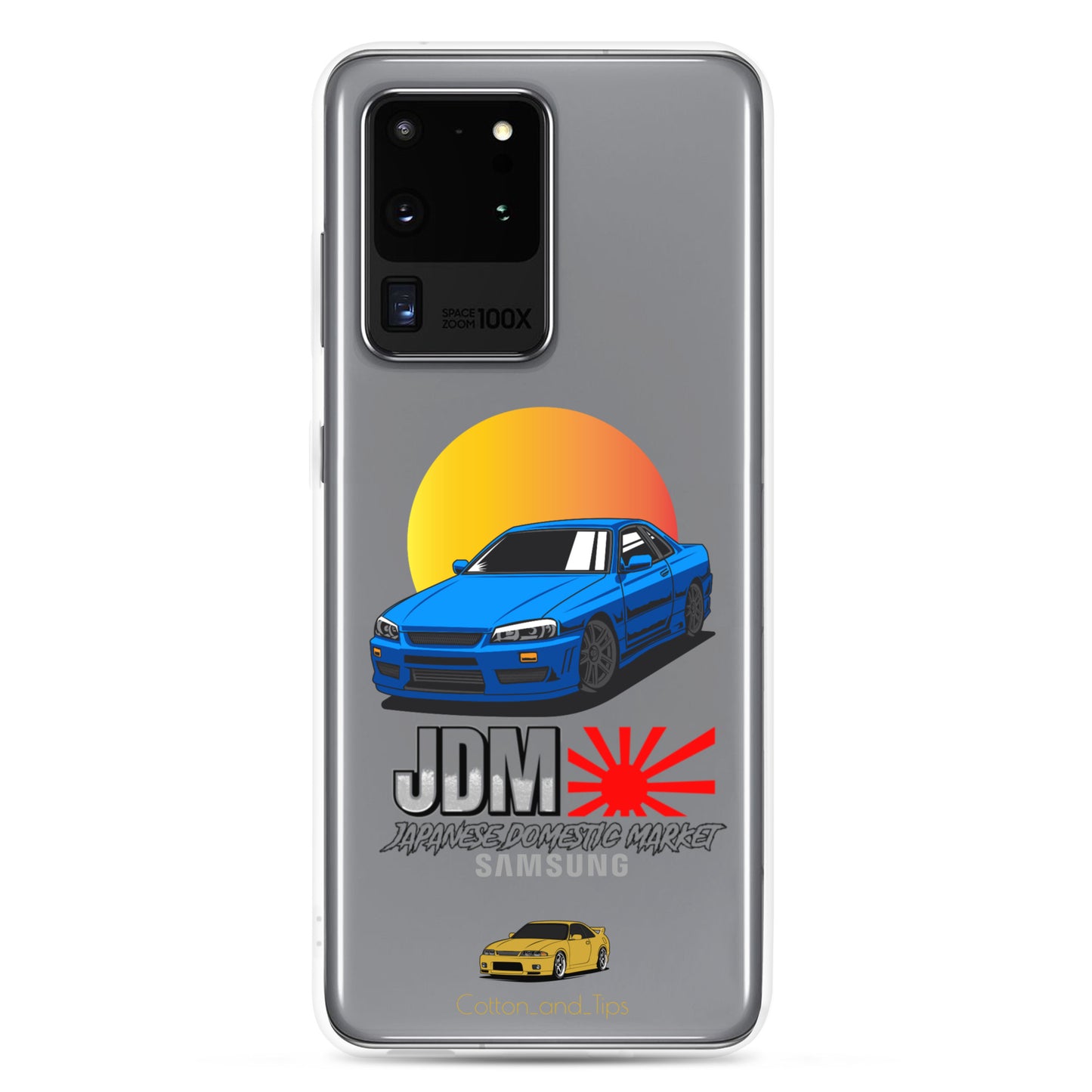 Cover Nissan Skyline R34 Sunset Blue (JDM) Samsung® S10 - S22 Ultra