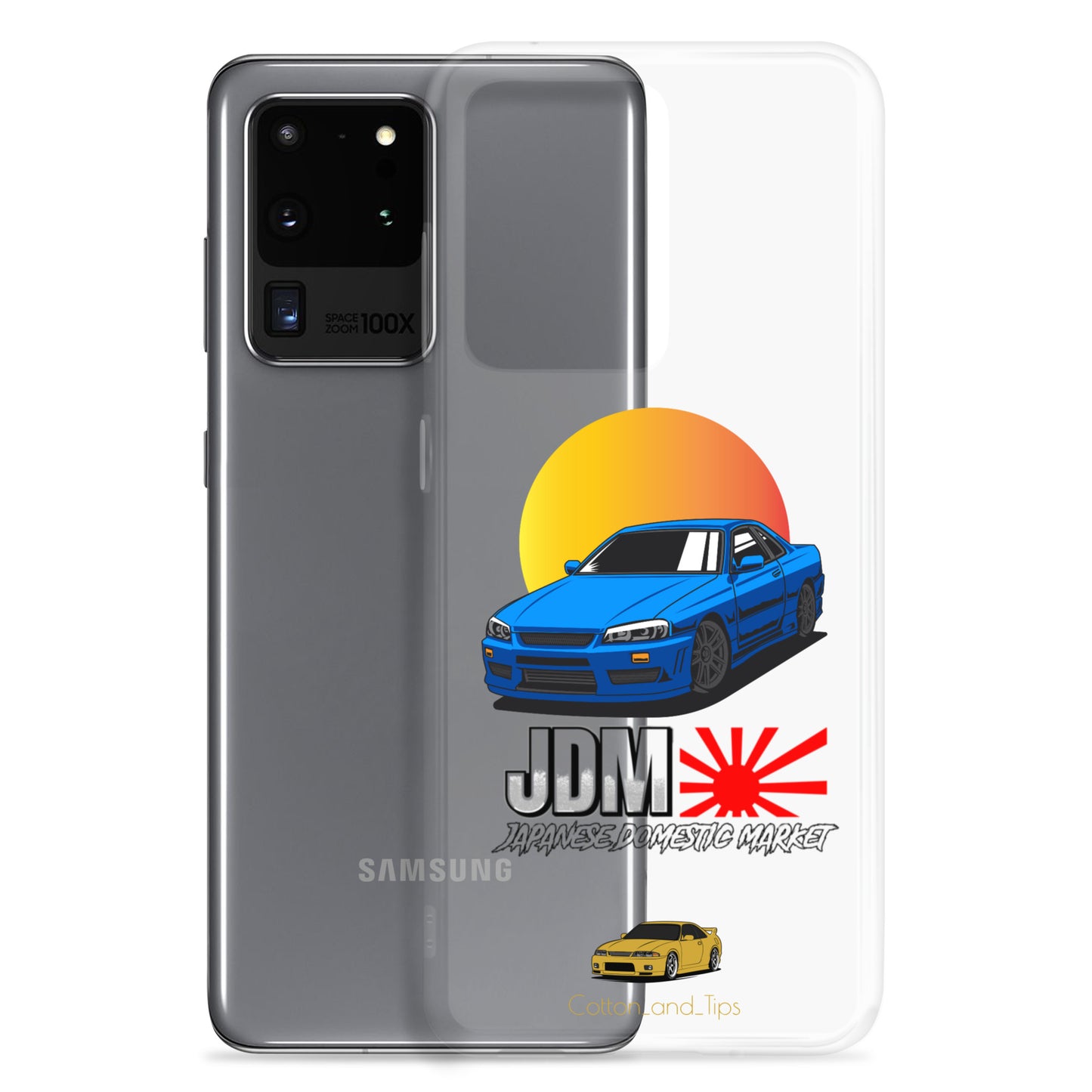 Cover Nissan Skyline R34 Sunset Blue (JDM) Samsung® S10 - S22 Ultra