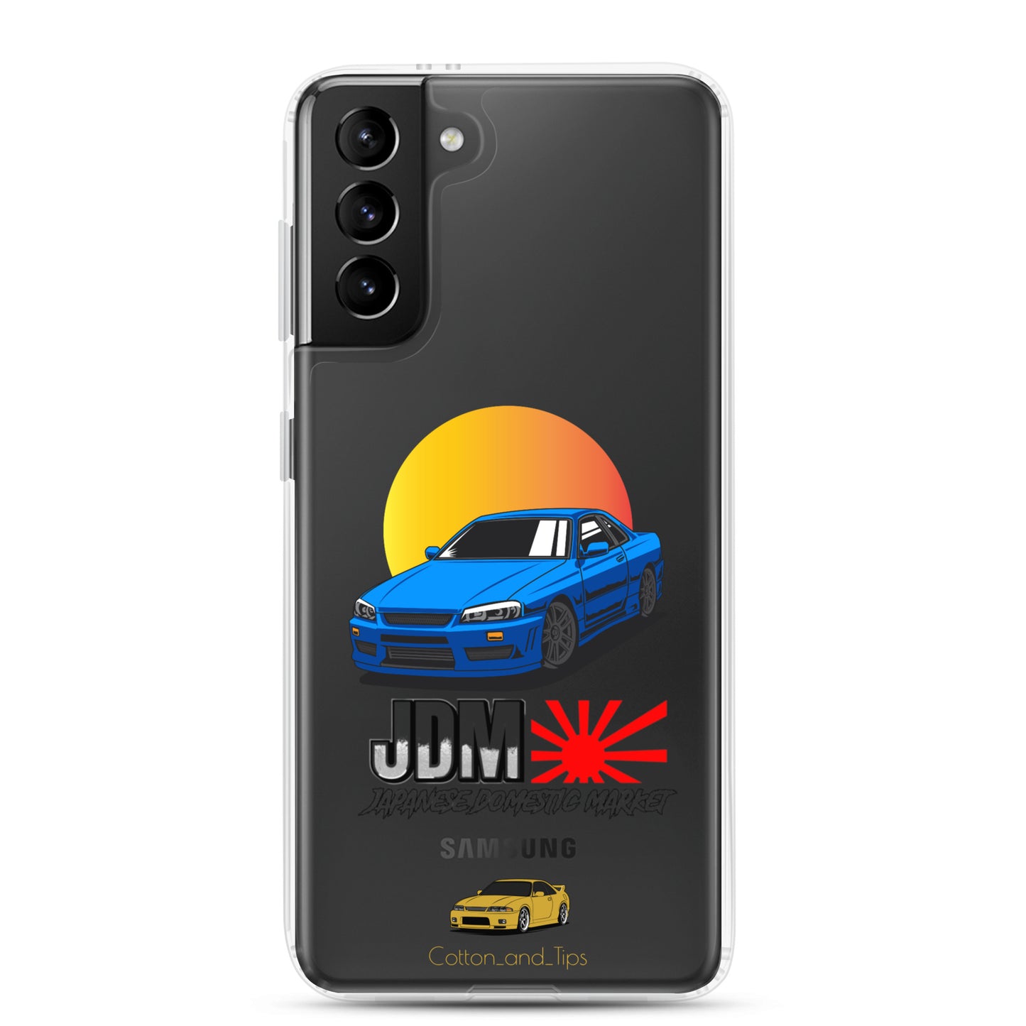 Cover Nissan Skyline R34 Sunset Blue (JDM) Samsung® S10 - S22 Ultra