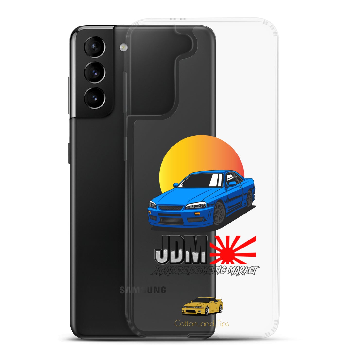 Cover Nissan Skyline R34 Sunset Blue (JDM) Samsung® S10 - S22 Ultra