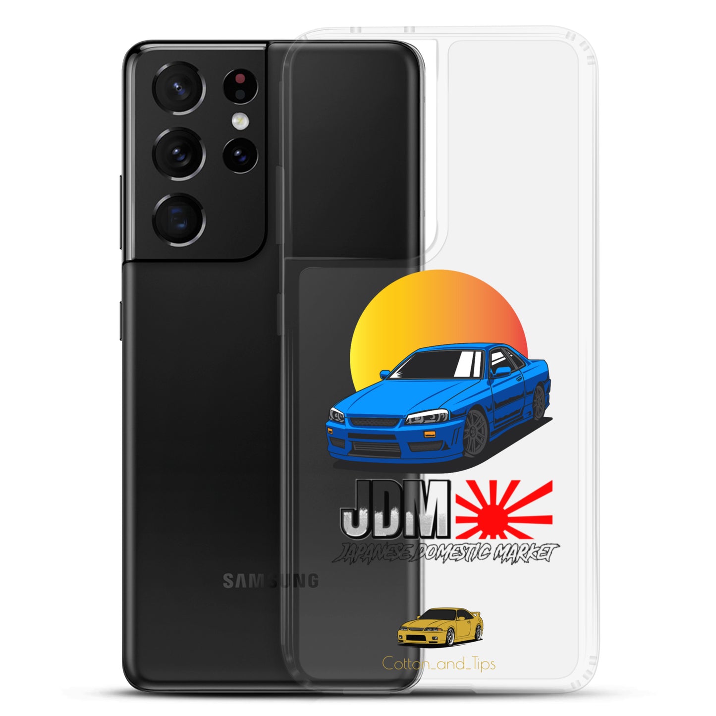 Cover Nissan Skyline R34 Sunset Blue (JDM) Samsung® S10 - S22 Ultra