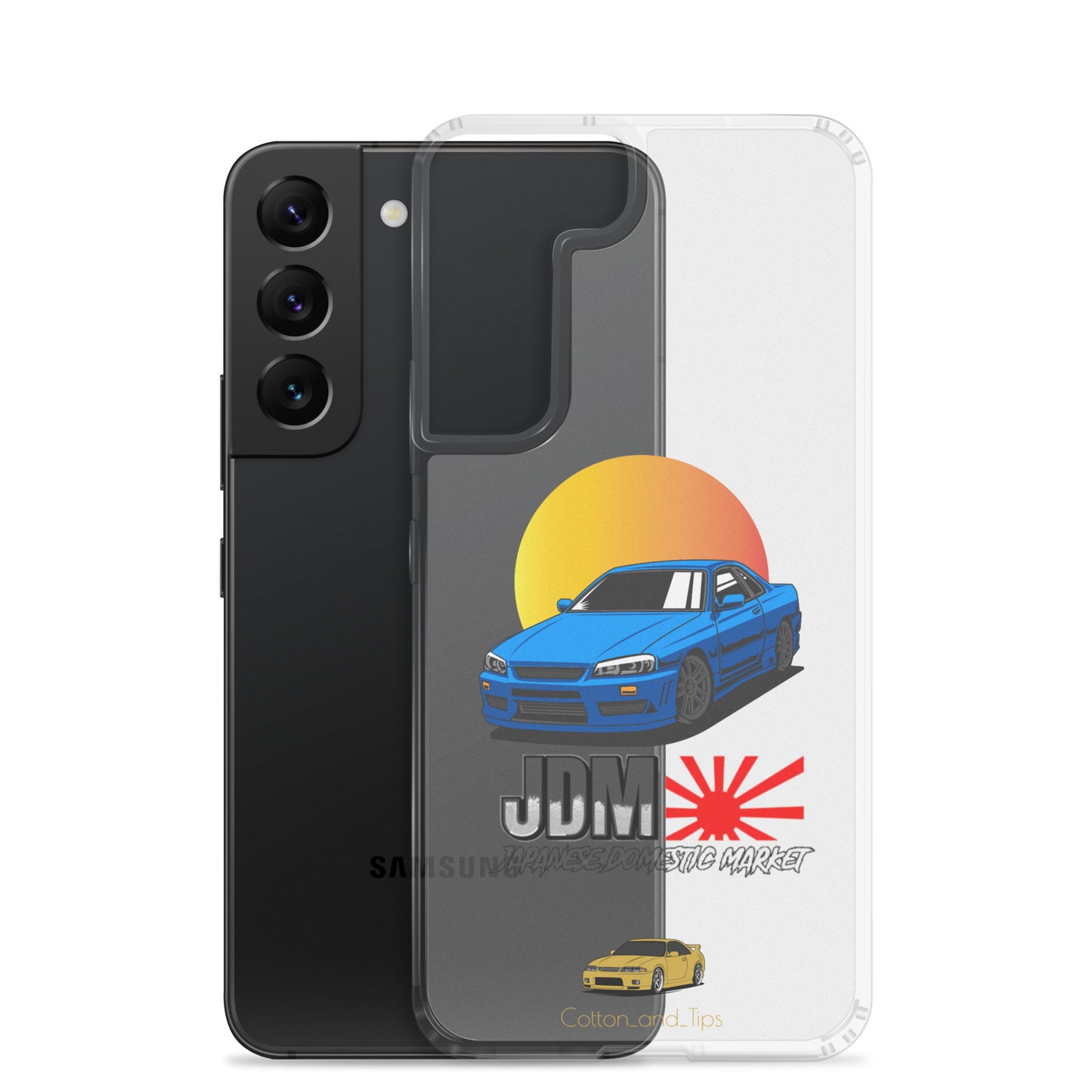 Cover Nissan Skyline R34 Sunset Blue (JDM) Samsung® S10 - S22 Ultra