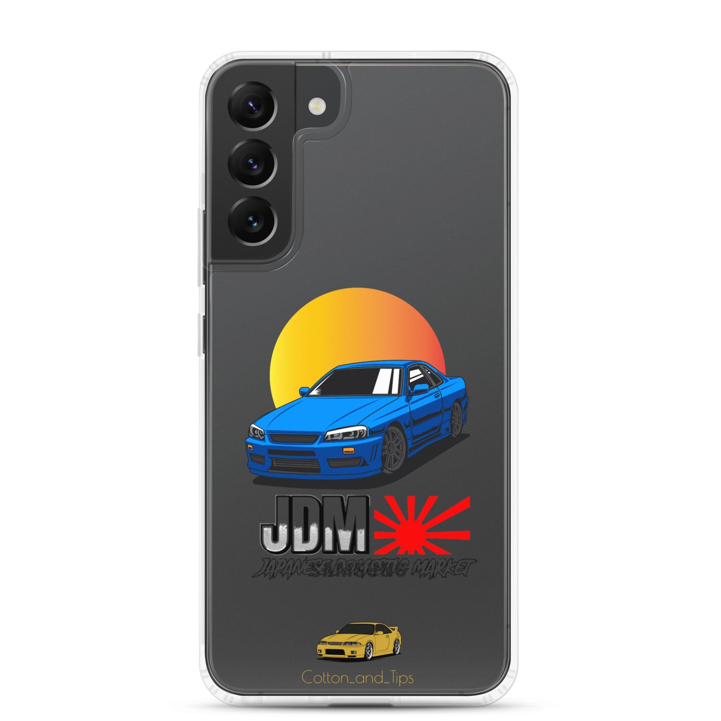 Cover Nissan Skyline R34 Sunset Blue (JDM) Samsung® S10 - S22 Ultra