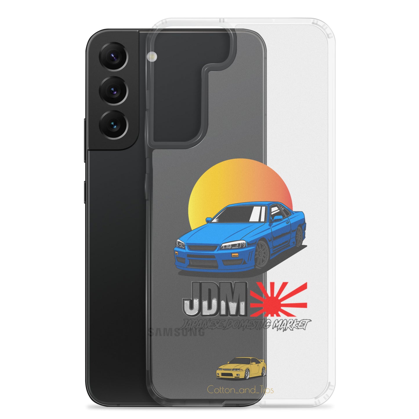 Cover Nissan Skyline R34 Sunset Blue (JDM) Samsung® S10 - S22 Ultra