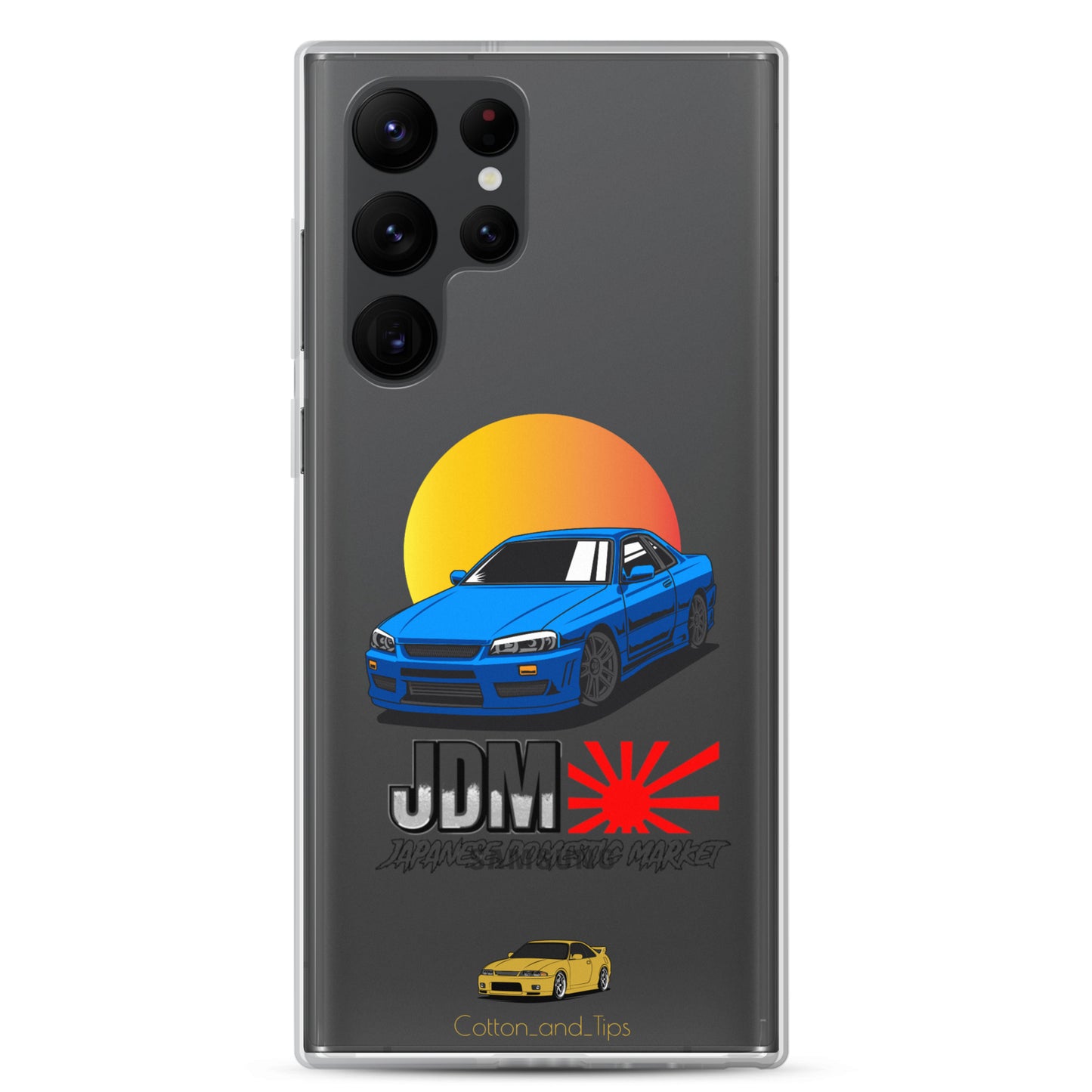 Cover Nissan Skyline R34 Sunset Blue (JDM) Samsung® S10 - S22 Ultra