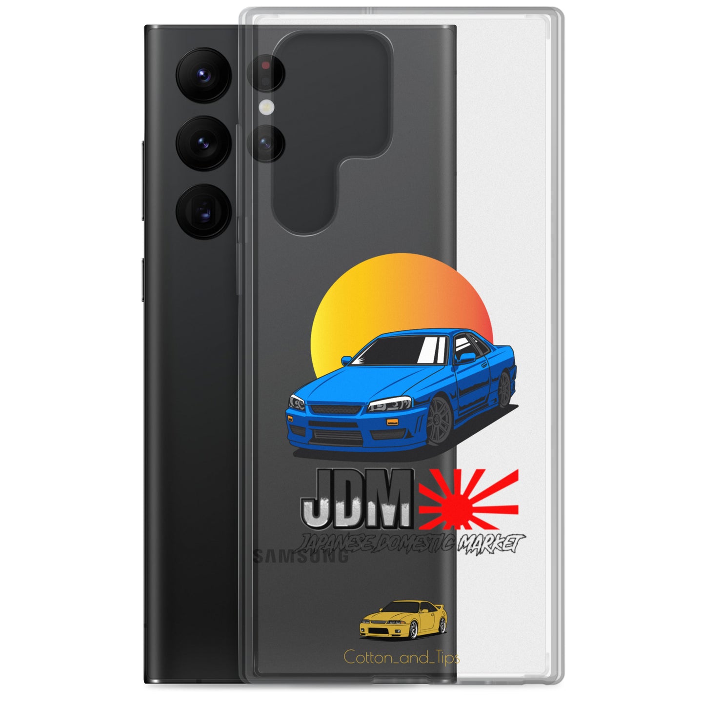 Cover Nissan Skyline R34 Sunset Blue (JDM) Samsung® S10 - S22 Ultra