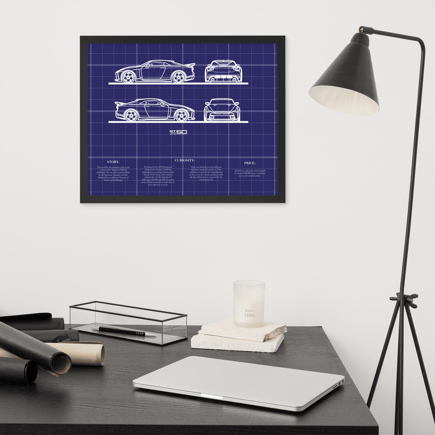 Poster Nissan GTR50 BY ITALDESIGN