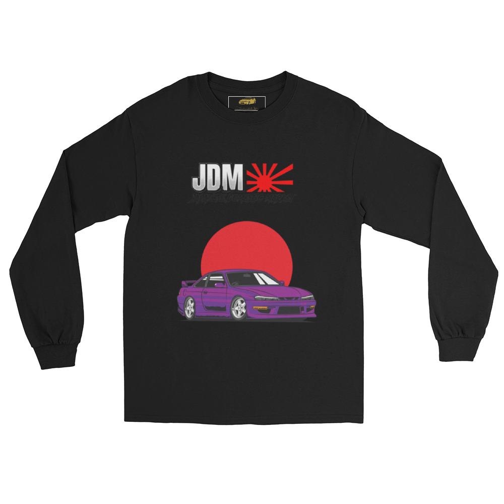 Nissan S15 Purple Japanese Flag Long Sleeve Jersey (JDM)