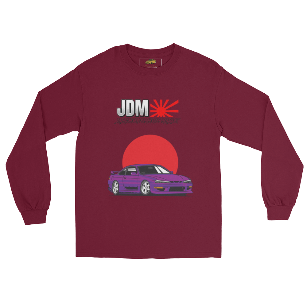 Nissan S15 Purple Japanese Flag Long Sleeve Jersey (JDM)