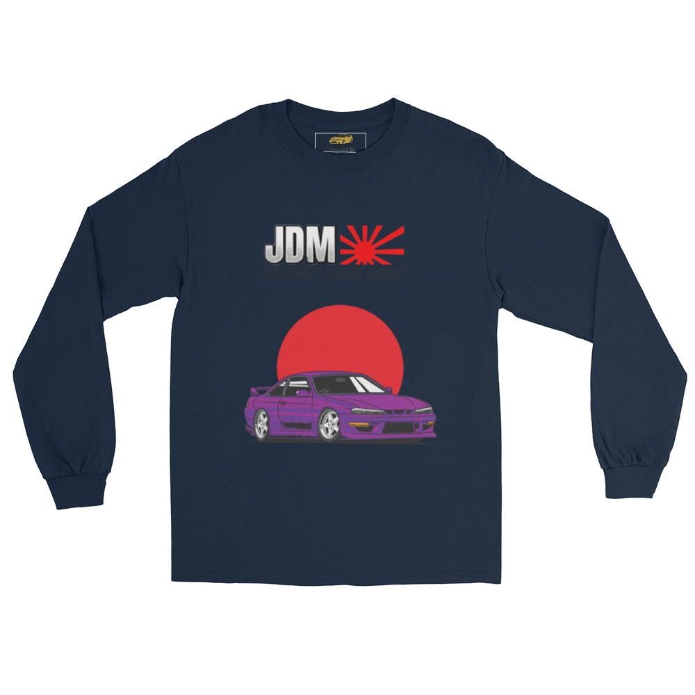 Nissan S15 Purple Japanese Flag Long Sleeve Jersey (JDM)