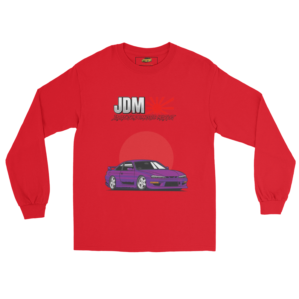 Nissan S15 Purple Japanese Flag Long Sleeve Jersey (JDM)