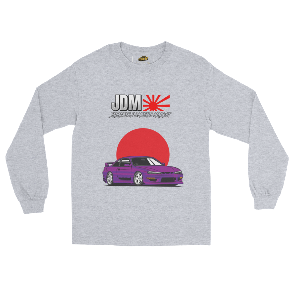 Nissan S15 Purple Japanese Flag Long Sleeve Jersey (JDM)