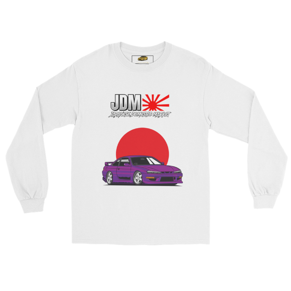 Nissan S15 Purple Japanese Flag Long Sleeve Jersey (JDM)
