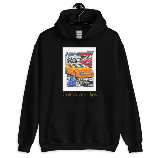 Unisex Hoodie Supra MK4 Illustration
