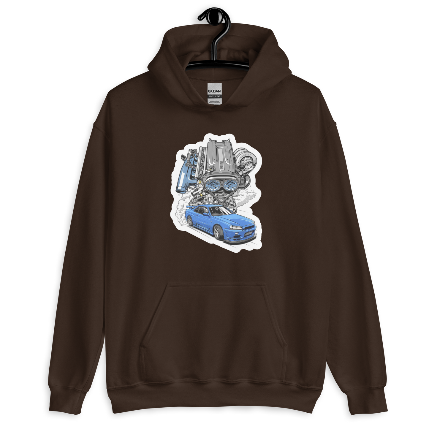 Nissan Skyline R34 RB26 Unisex Hoodie