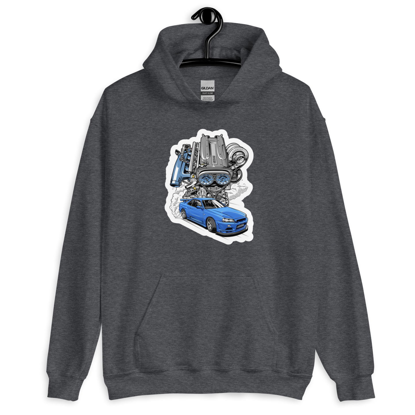 Nissan Skyline R34 RB26 Unisex Hoodie