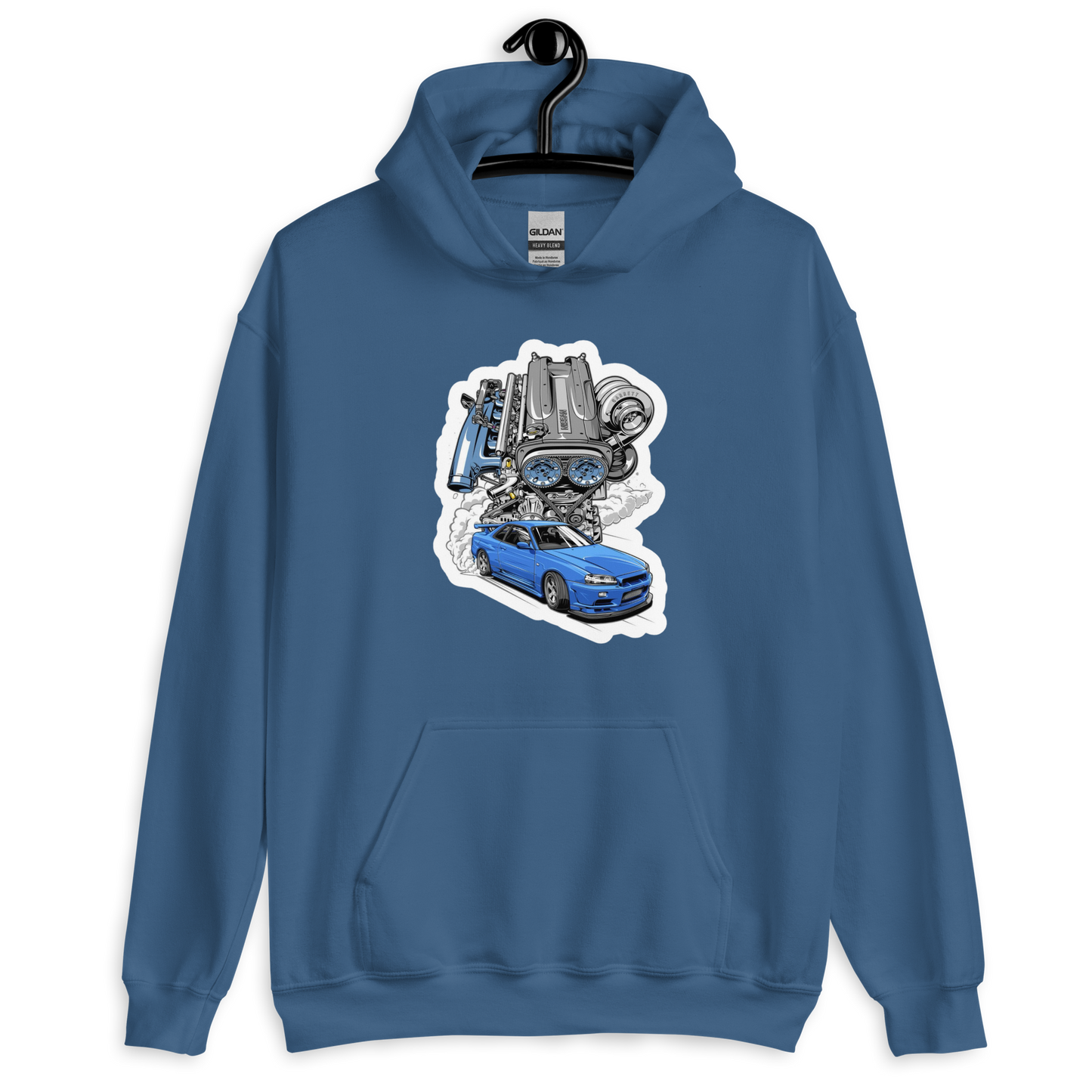 Nissan Skyline R34 RB26 Unisex Hoodie