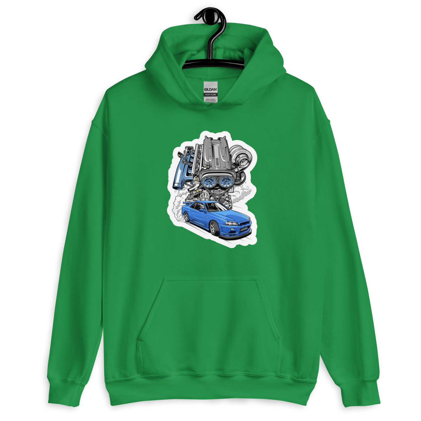 Nissan Skyline R34 RB26 Unisex Hoodie