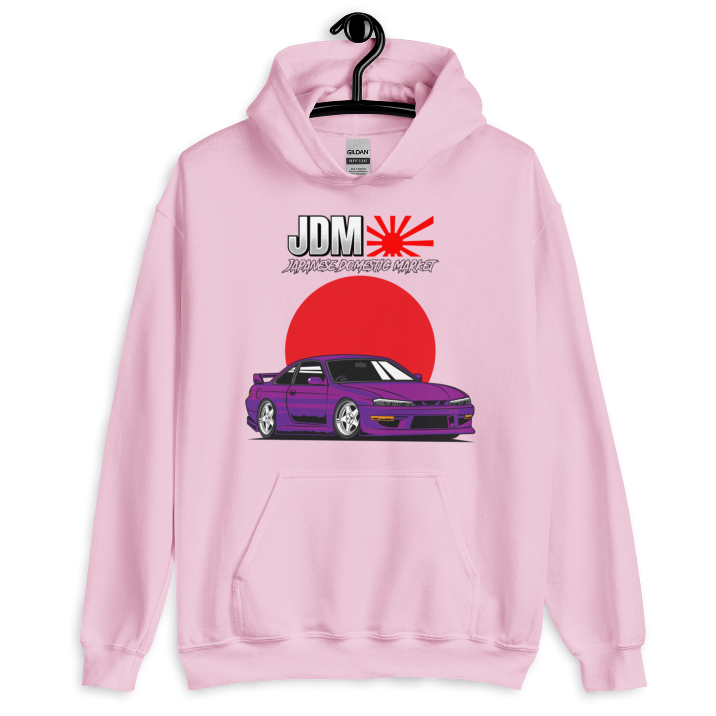 Nissan S15 Purple Japanese Flag (JDM) Unisex Hoodie