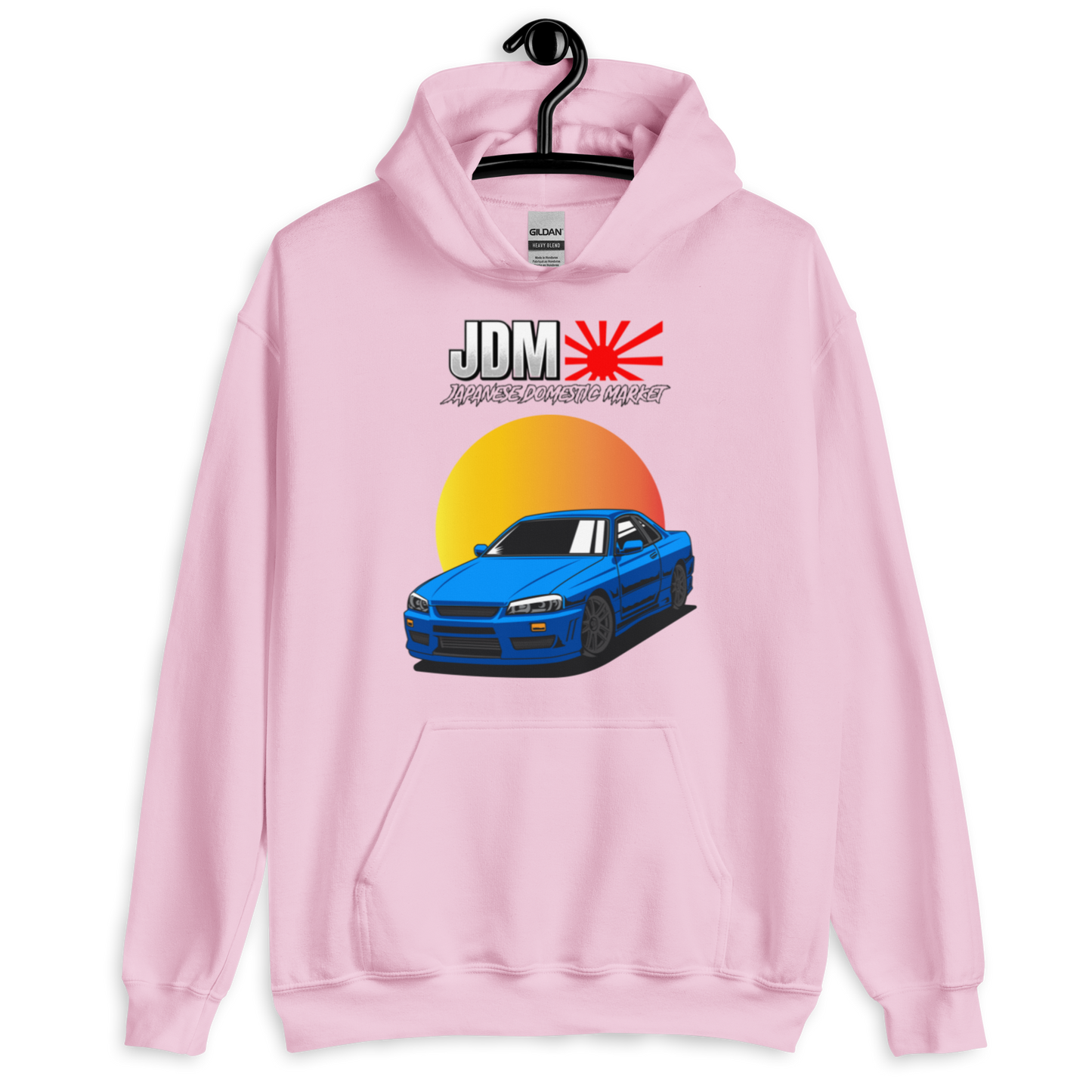 Nissan Skyline R34 Blue Sunset (JDM) Unisex Hoodie