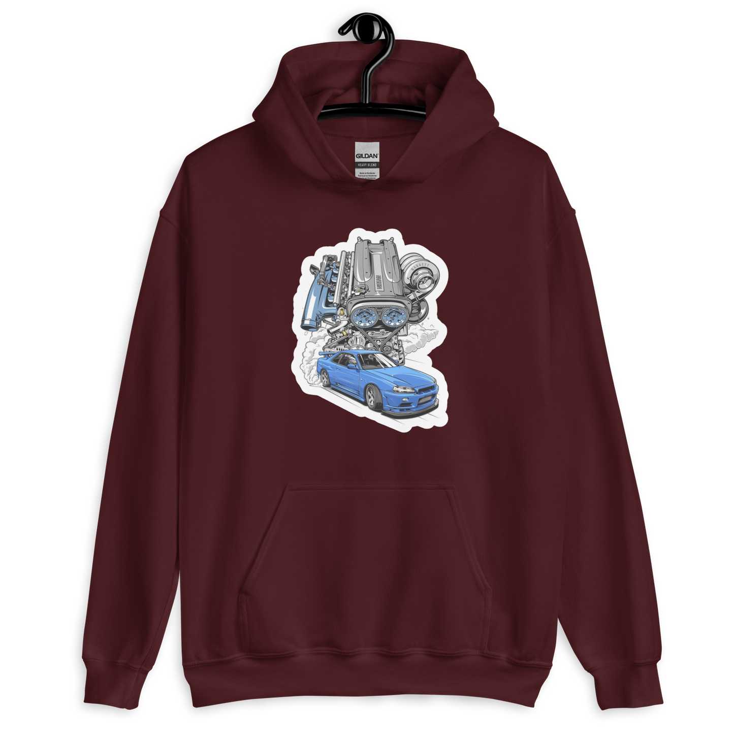 Nissan Skyline R34 RB26 Unisex Hoodie
