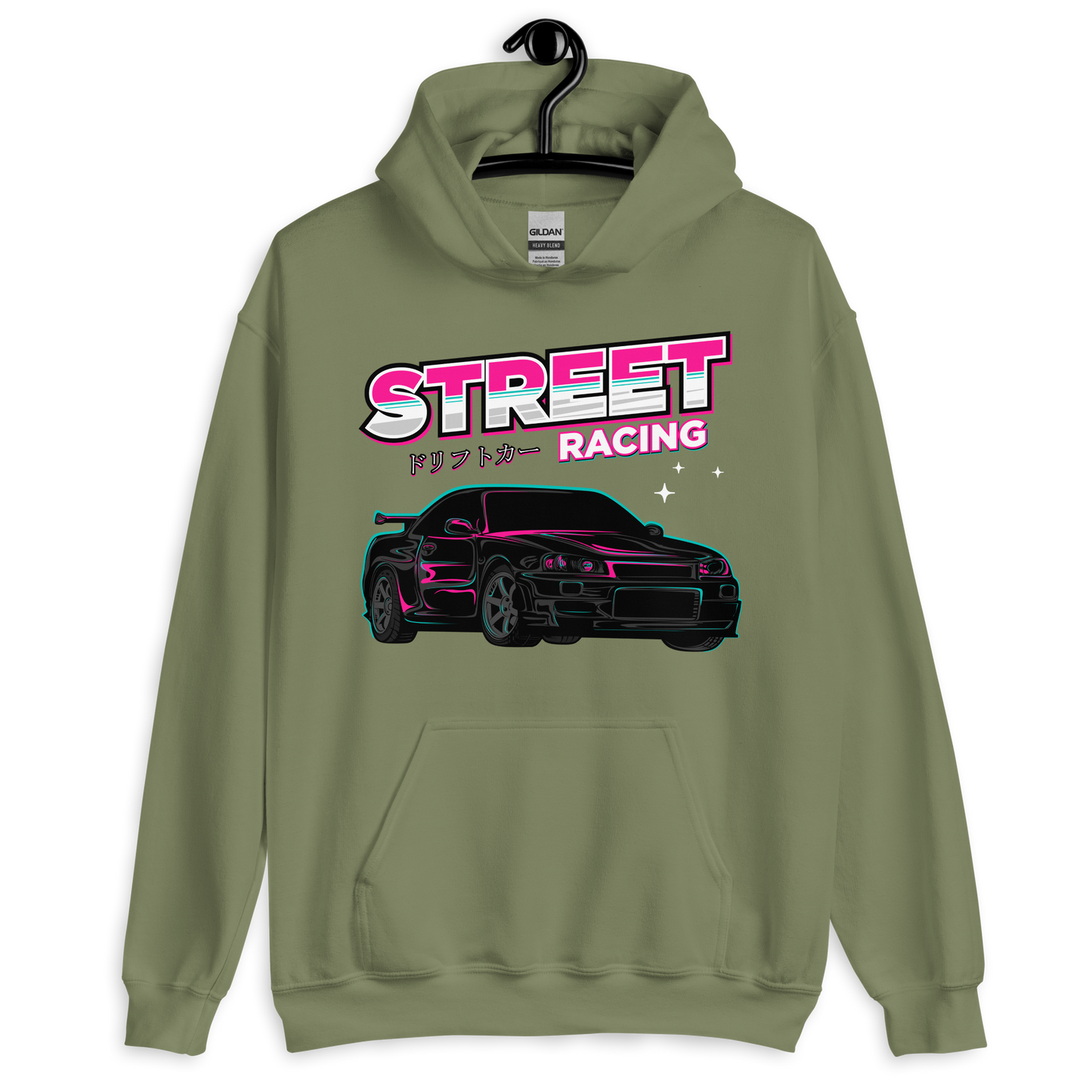 Unisex Hoodie Street Racing (CUSTOM GRAPHIC)