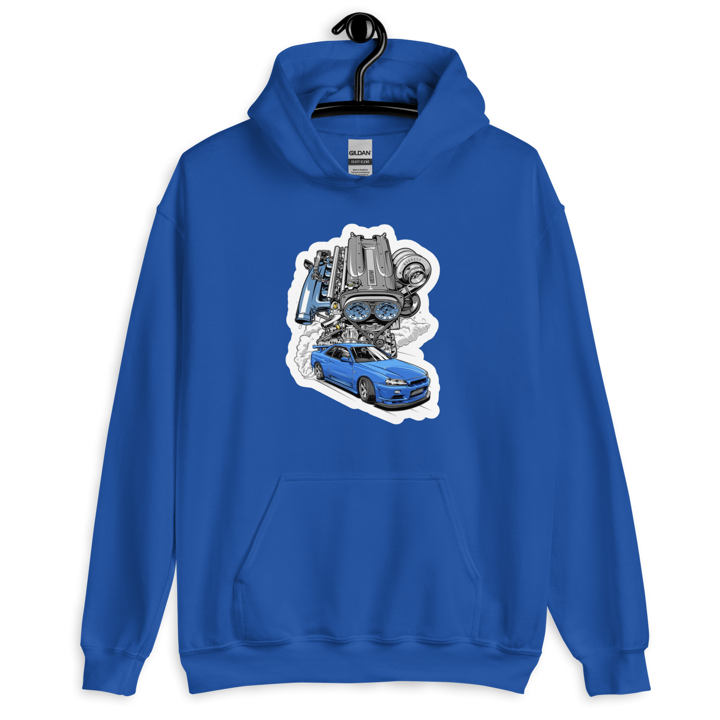 Nissan Skyline R34 RB26 Unisex Hoodie