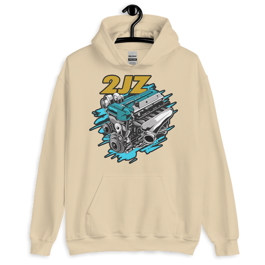 Unisex Hoodie 2JZ Engine