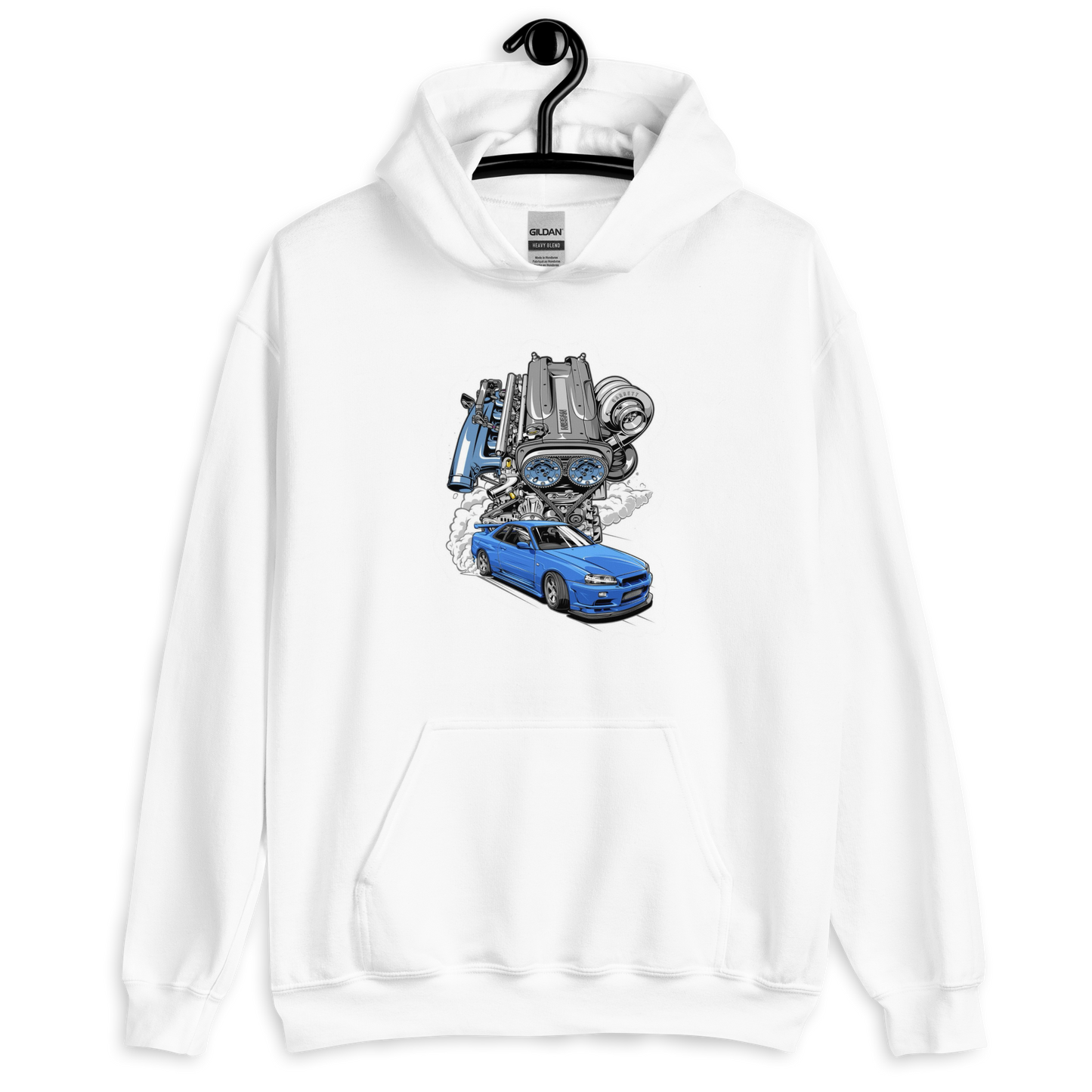 Nissan Skyline R34 RB26 Unisex Hoodie