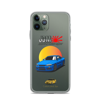 Skyline Cover R34 Sunset Blue (JDM) iPhone® 7 - 14 PRO