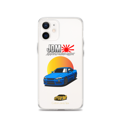 Skyline Cover R34 Sunset Blue (JDM) iPhone® 7 - 14 PRO