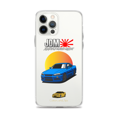 Skyline Cover R34 Sunset Blue (JDM) iPhone® 7 - 14 PRO