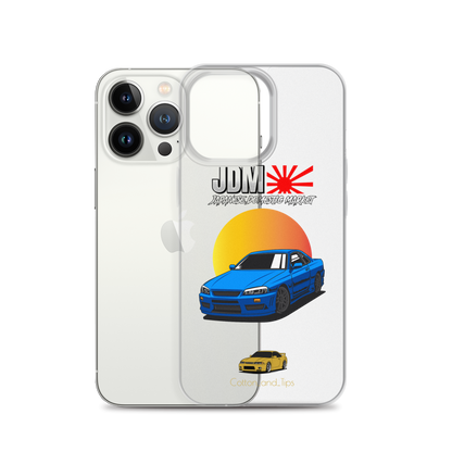 Skyline Cover R34 Sunset Blue (JDM) iPhone® 7 - 14 PRO