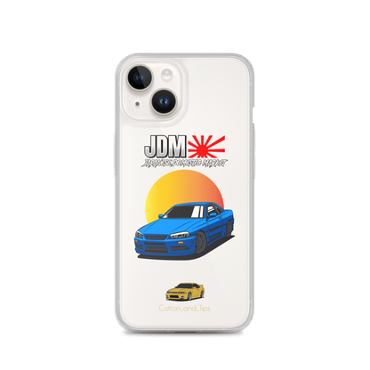 Skyline Cover R34 Sunset Blue (JDM) iPhone® 7 - 14 PRO