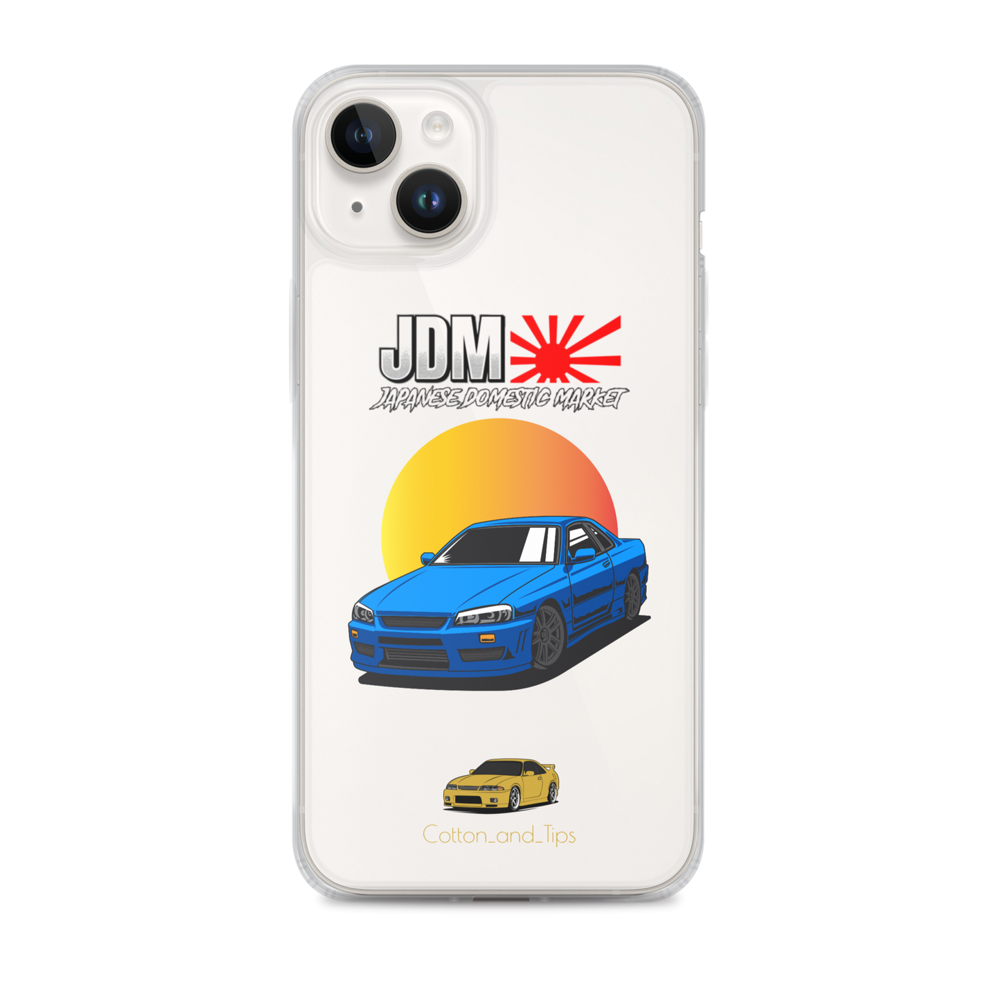 Skyline Cover R34 Sunset Blue (JDM) iPhone® 7 - 14 PRO