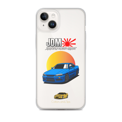 Skyline Cover R34 Sunset Blue (JDM) iPhone® 7 - 14 PRO